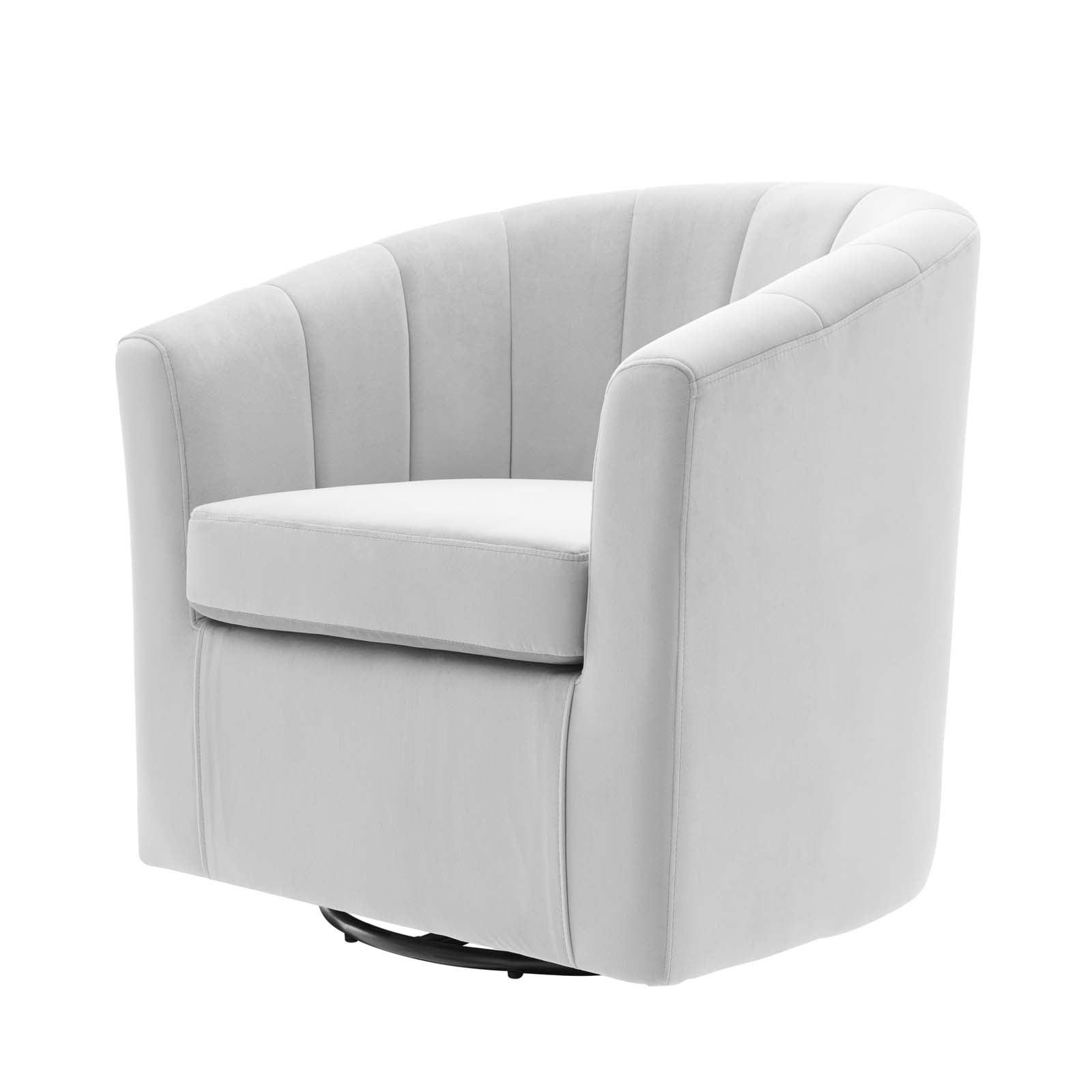 Modway Prospect Performance Velvet Swivel Armchair