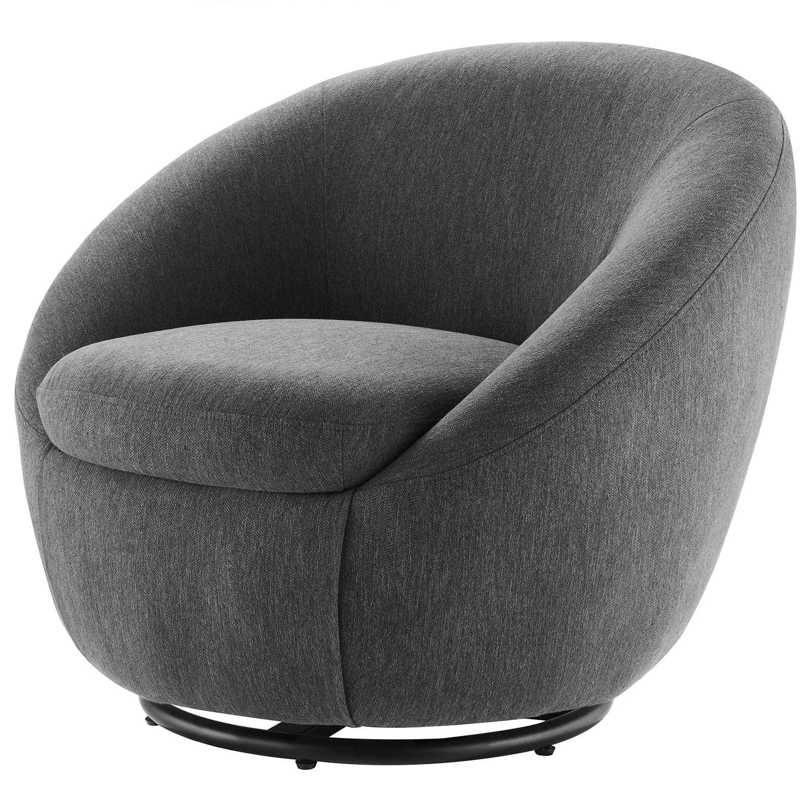 Buttercup Performance Velvet Performance Velvet Swivel Chair by Modway