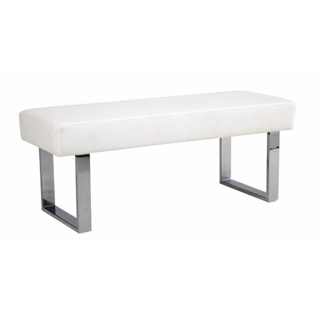 Amanda Faux Leather Bench - Armen Living