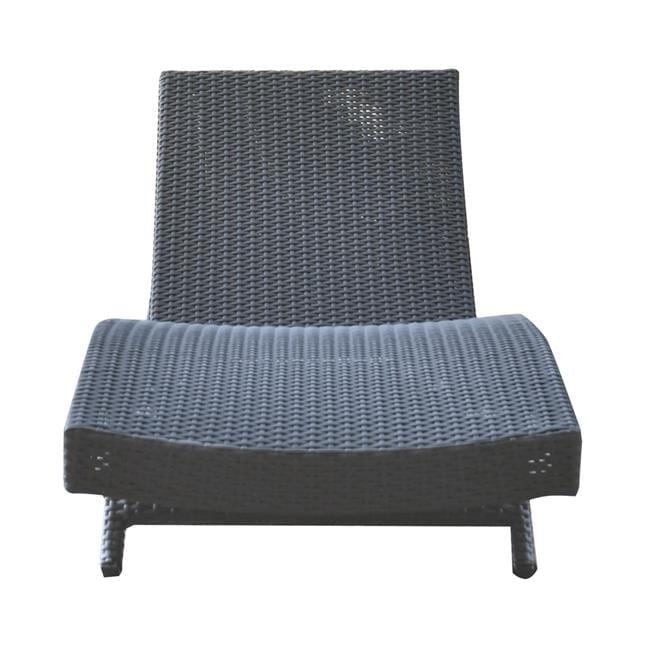 Highland Dunes Thuy Premium All-Weather Wicker Outdoor Armless Lounge Chair