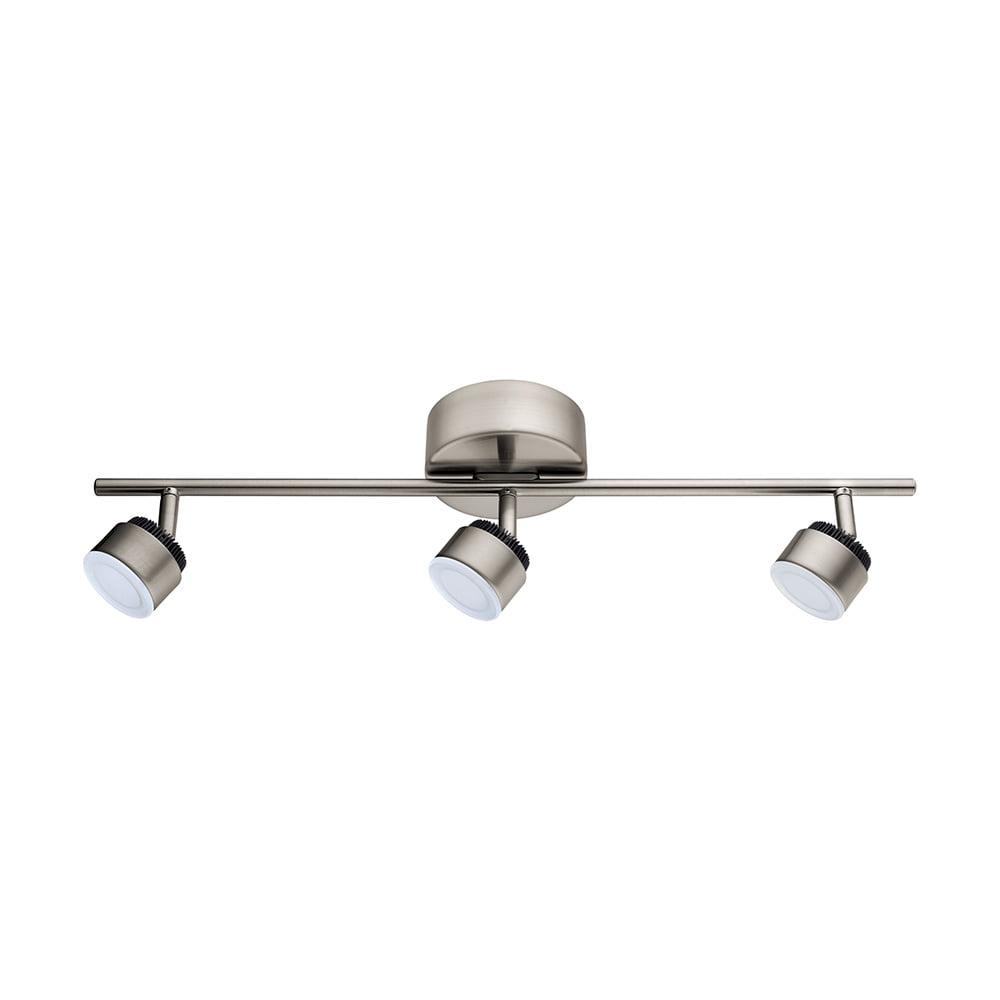 Armento Matte Nickel 3-LED Adjustable Track Light