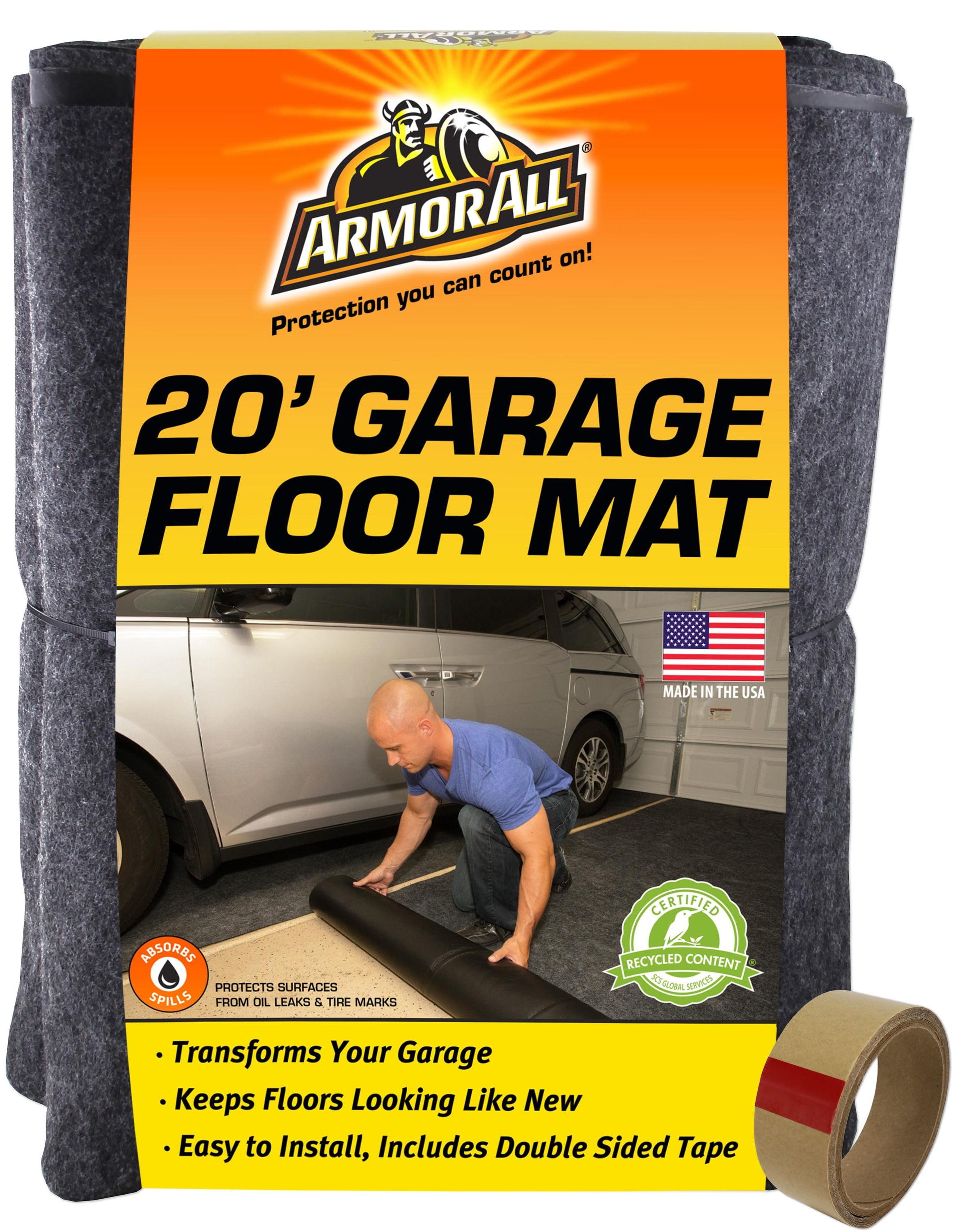 Armor All Garage Floor Mat, Protective Garage Flooring, Transforms Garage - Absorbent & Waterproof