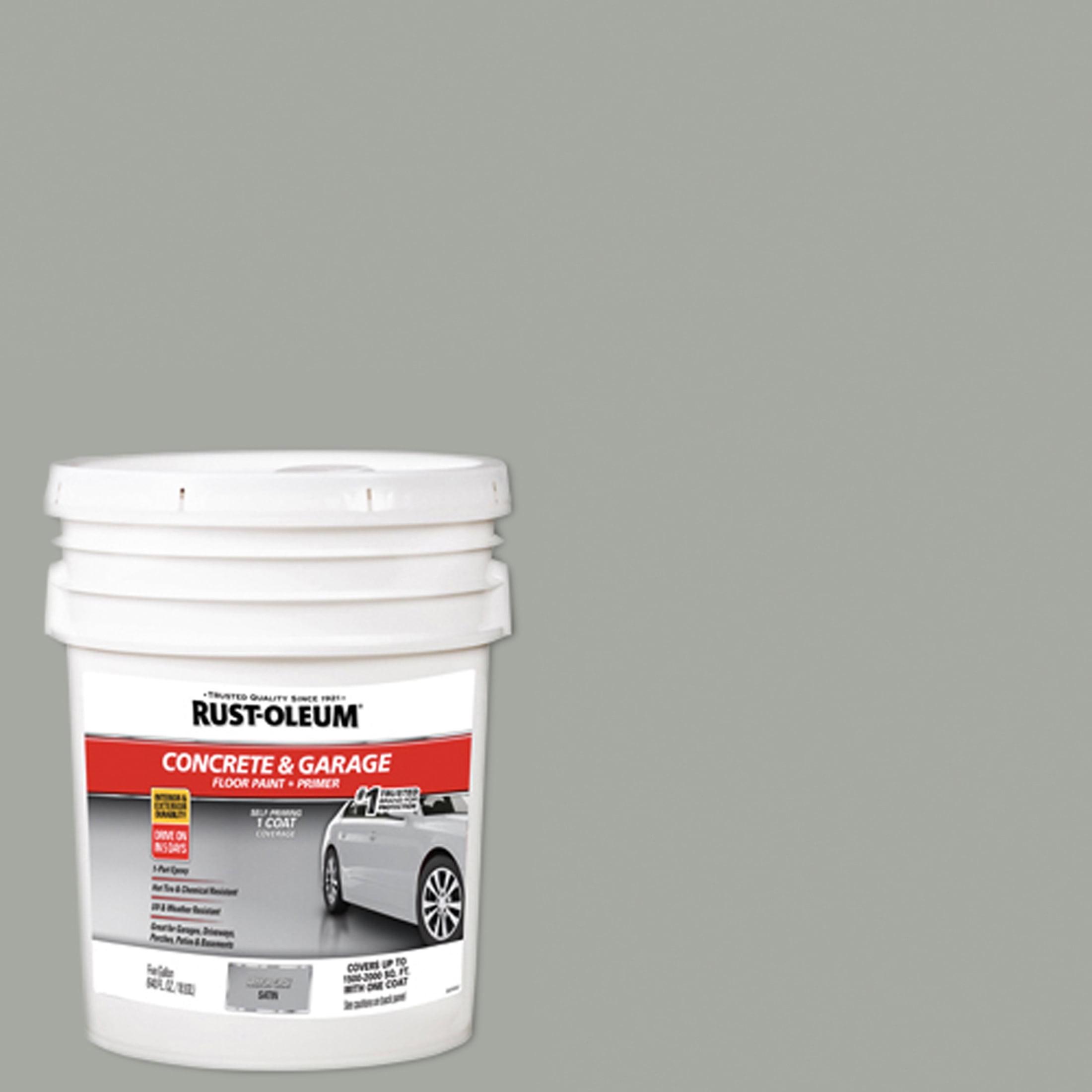 Armor Gray Satin Concrete and Garage Floor Paint Primer 5 Gallon