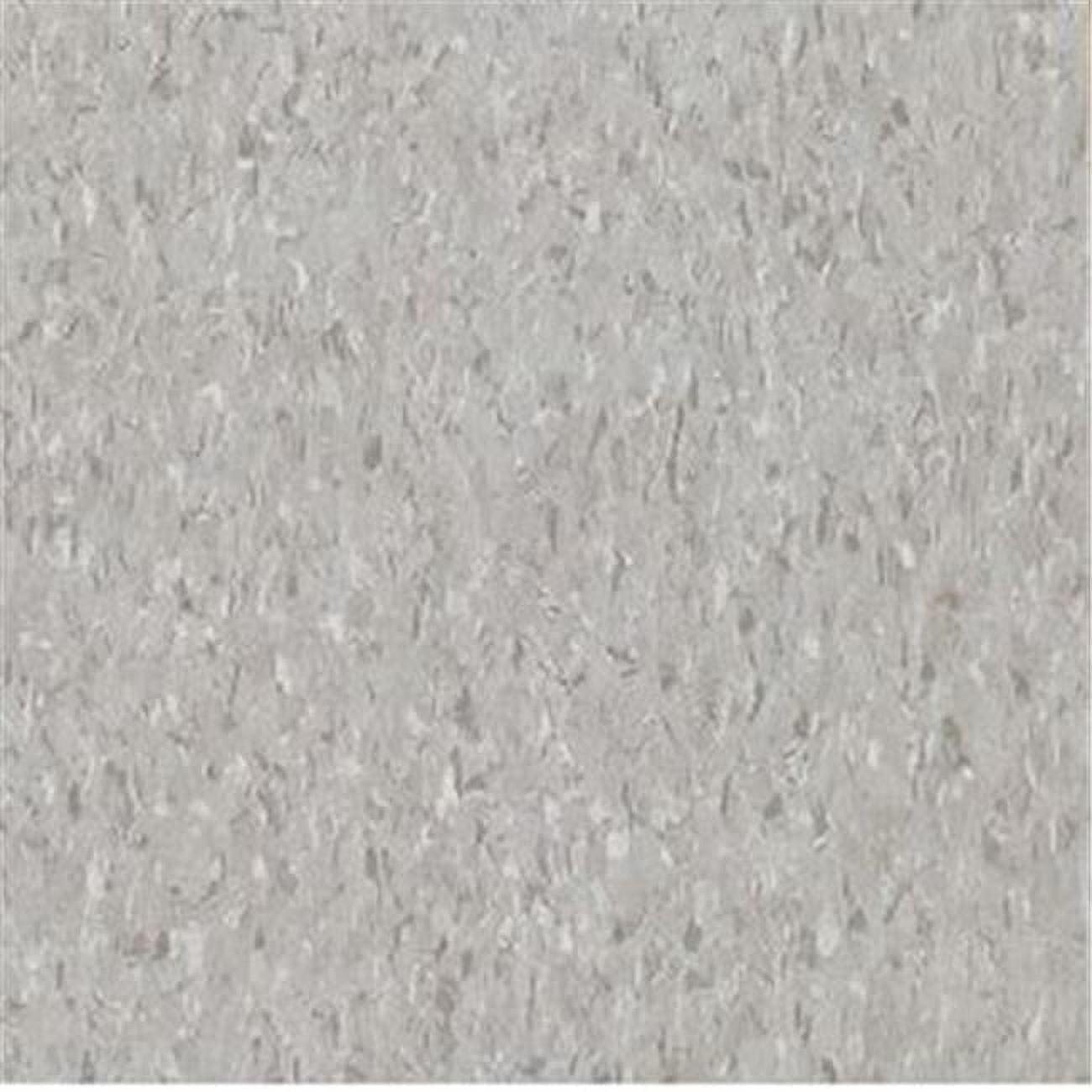 Sterling Gray 12" x 12" Vinyl Floor Tile with Water Protection