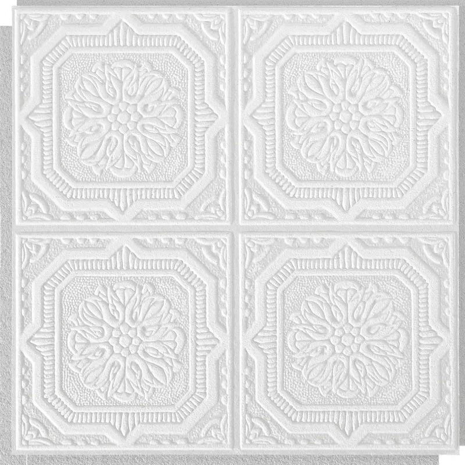 Armstrong World Industries Wellington 1 ft. x 1 ft. Drop-In Mineral Fiber Ceiling Tile in White (Set of 40)