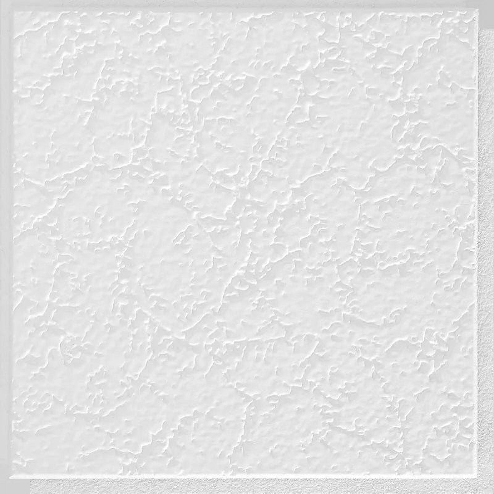 Grenoble 1 ft. x 1 ft. Drop-In Mineral Fiber Ceiling Tile in White