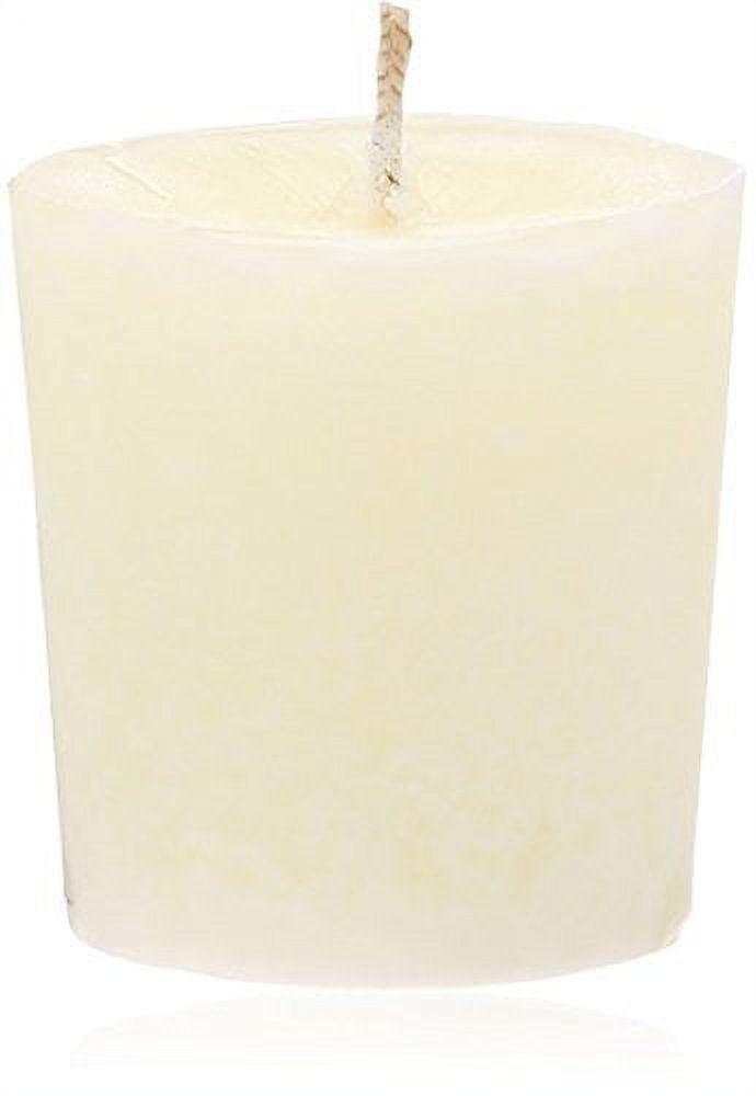 Aroma Naturals Votive Candles .. with Orange Clove and .. Cinnamon Essential Oil White .. Scented, Peace Pearl, 5.5x3.75x2 .. Inch (Pack of 6)