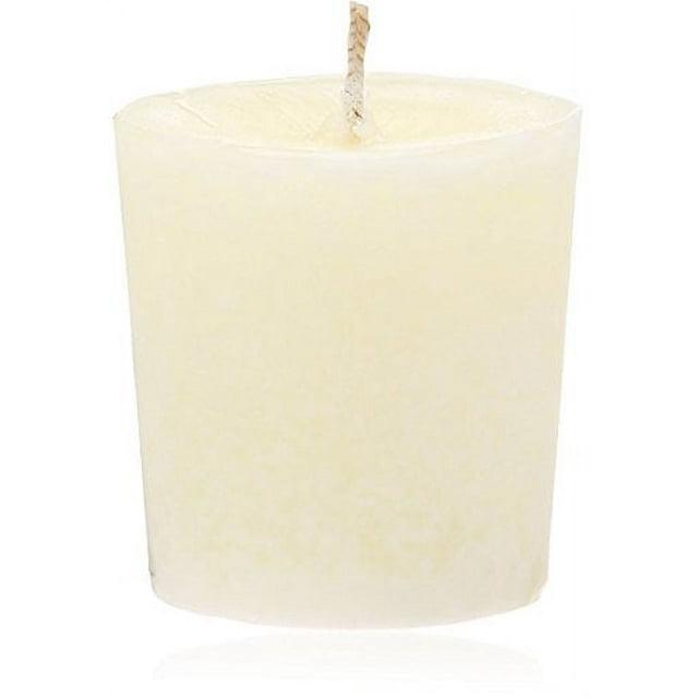 Aroma Naturals Votive Candles .. with Orange Clove and .. Cinnamon Essential Oil White .. Scented, Peace Pearl, 5.5x3.75x2 .. Inch (Pack of 6)