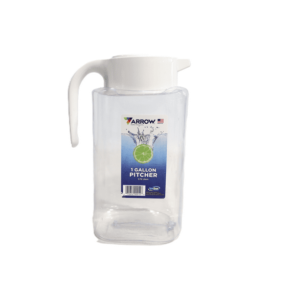 Arrow 1 Gallon H2O Square Pitcher