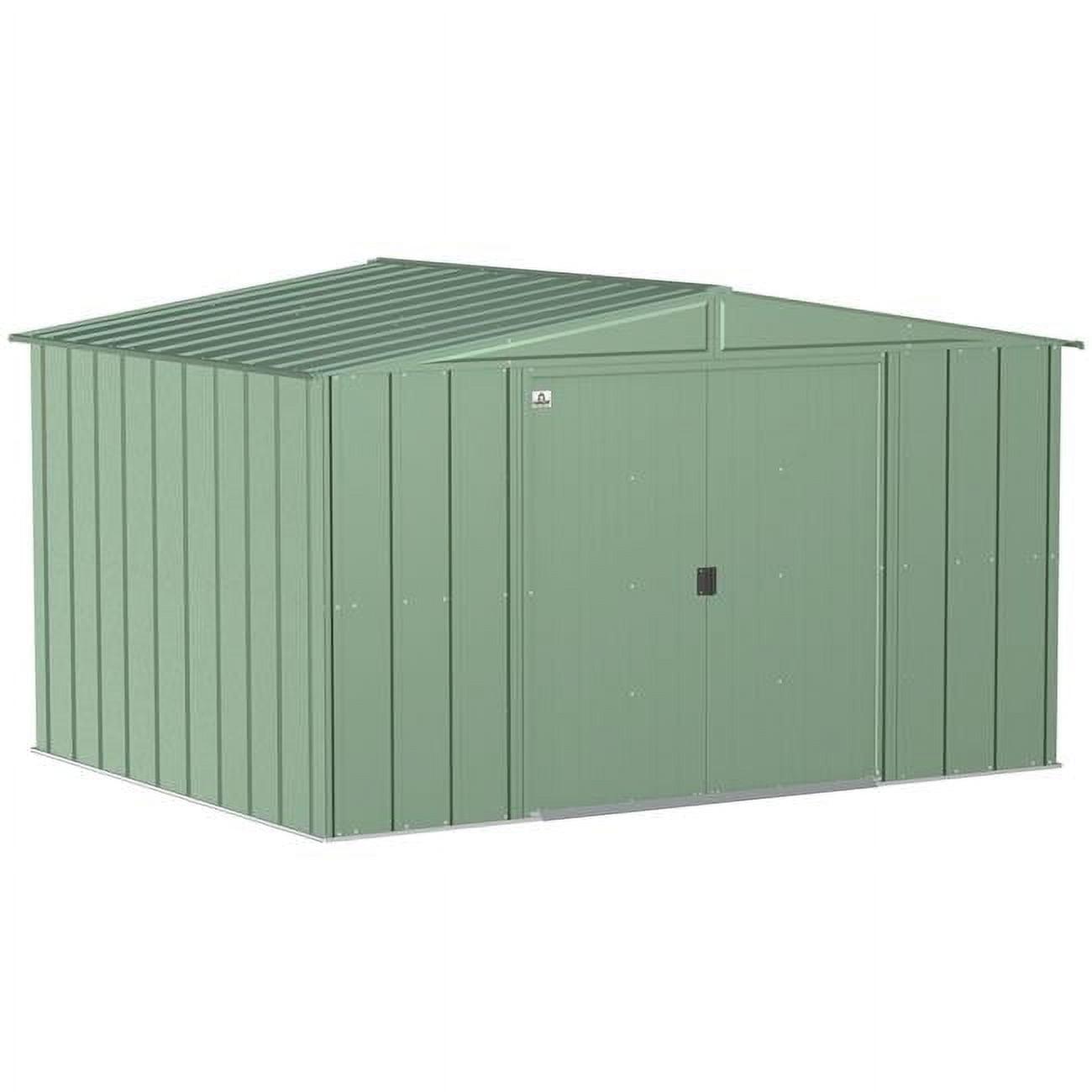 10 ft. W x 8 ft. D Metal Storage Shed