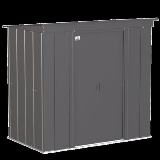 6 ft. W x 4 ft. D Steel Vertical Storage Shed