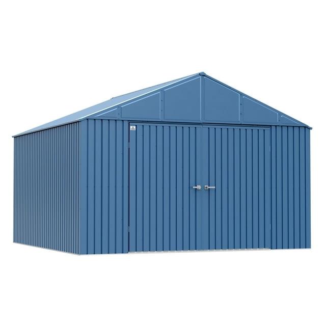Arrow Elite 12 ft. W x 12 ft. D Galvalume Steel Storage Shed