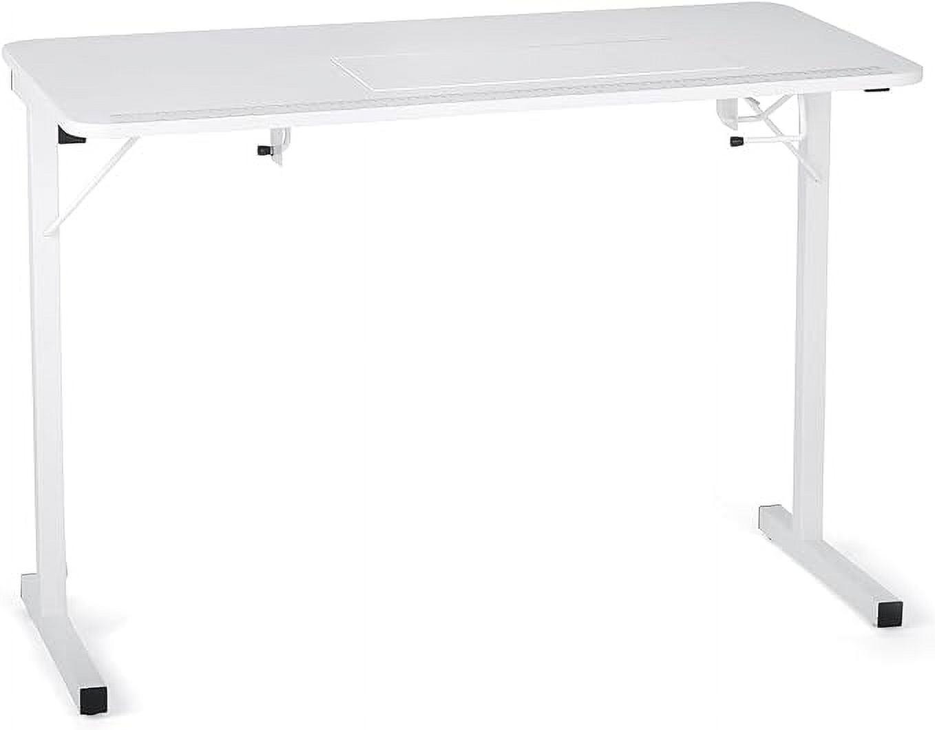 Gidget Sewing Table with Manual Machine Lift by Arrow Classic Sewing Furniture