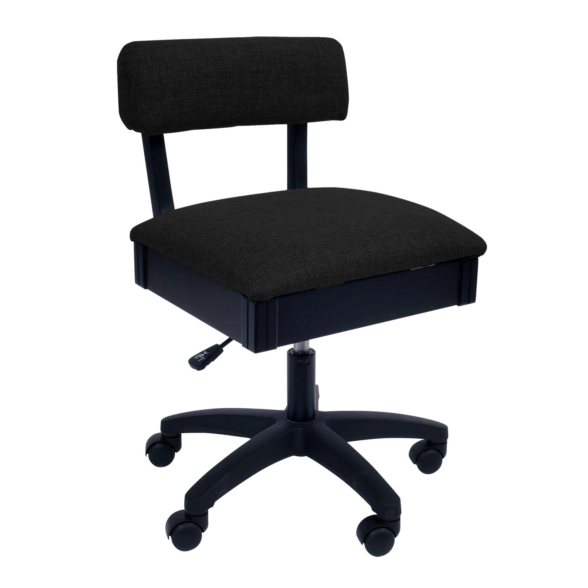 Arrow Sewing Adjustable Height Hydraulic Sewing Chair with Under Seat Storage by Arrow Classic Sewing Furniture