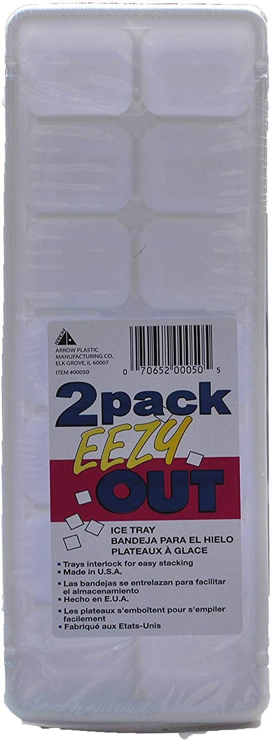 Arrow Home Products Eezy Out White Plastic Ice Cube Tray