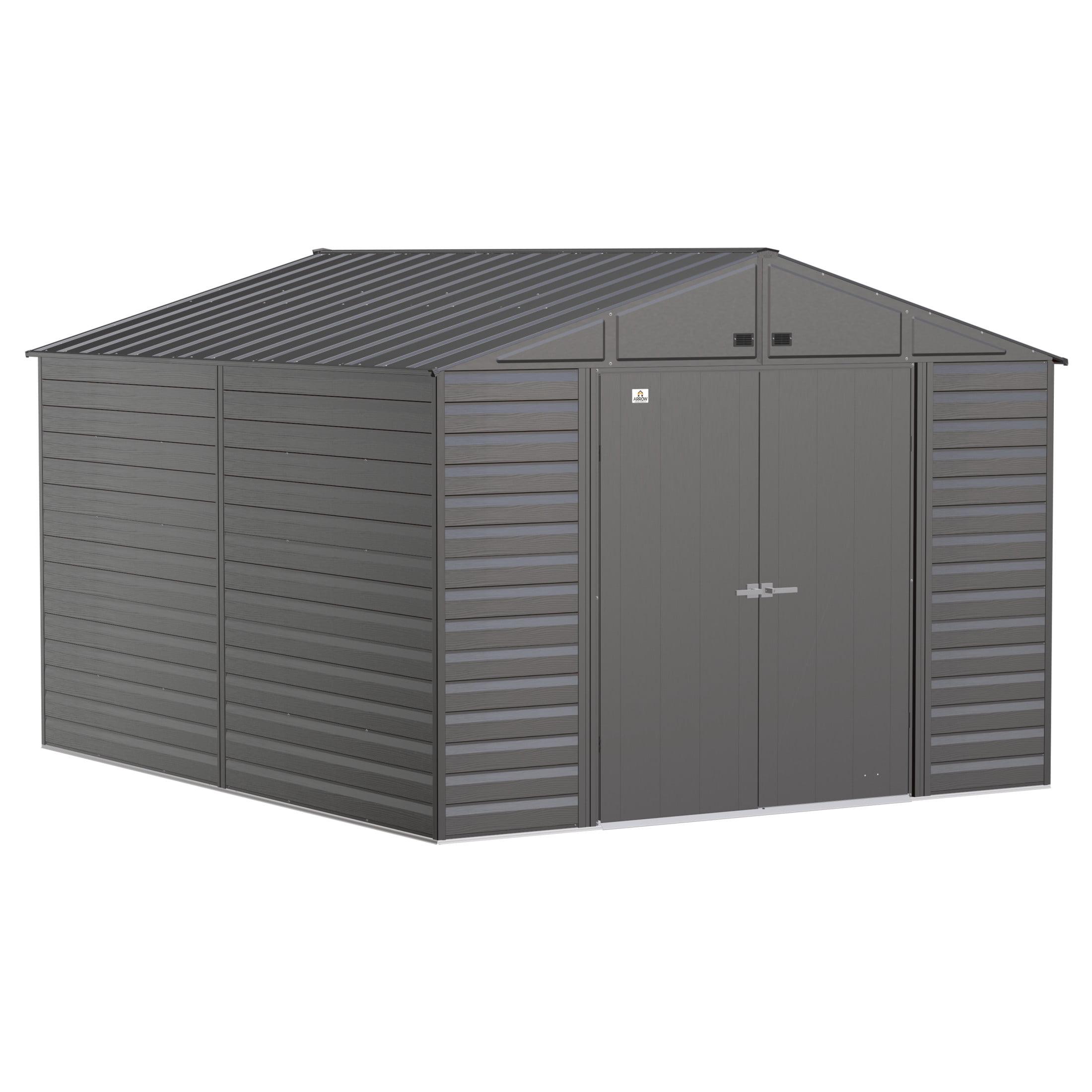 Arrow 10 ft. W x 12 ft. D Metal Storage Shed