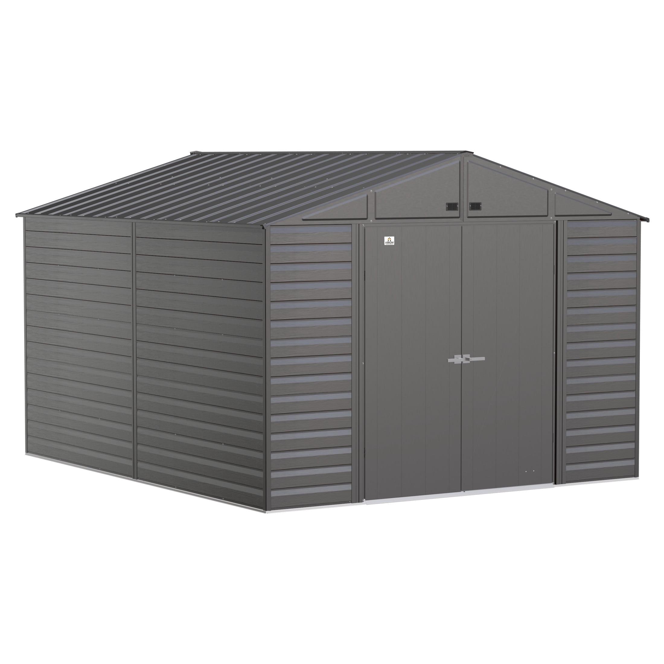 Arrow 10 ft. W x 12 ft. D Metal Storage Shed