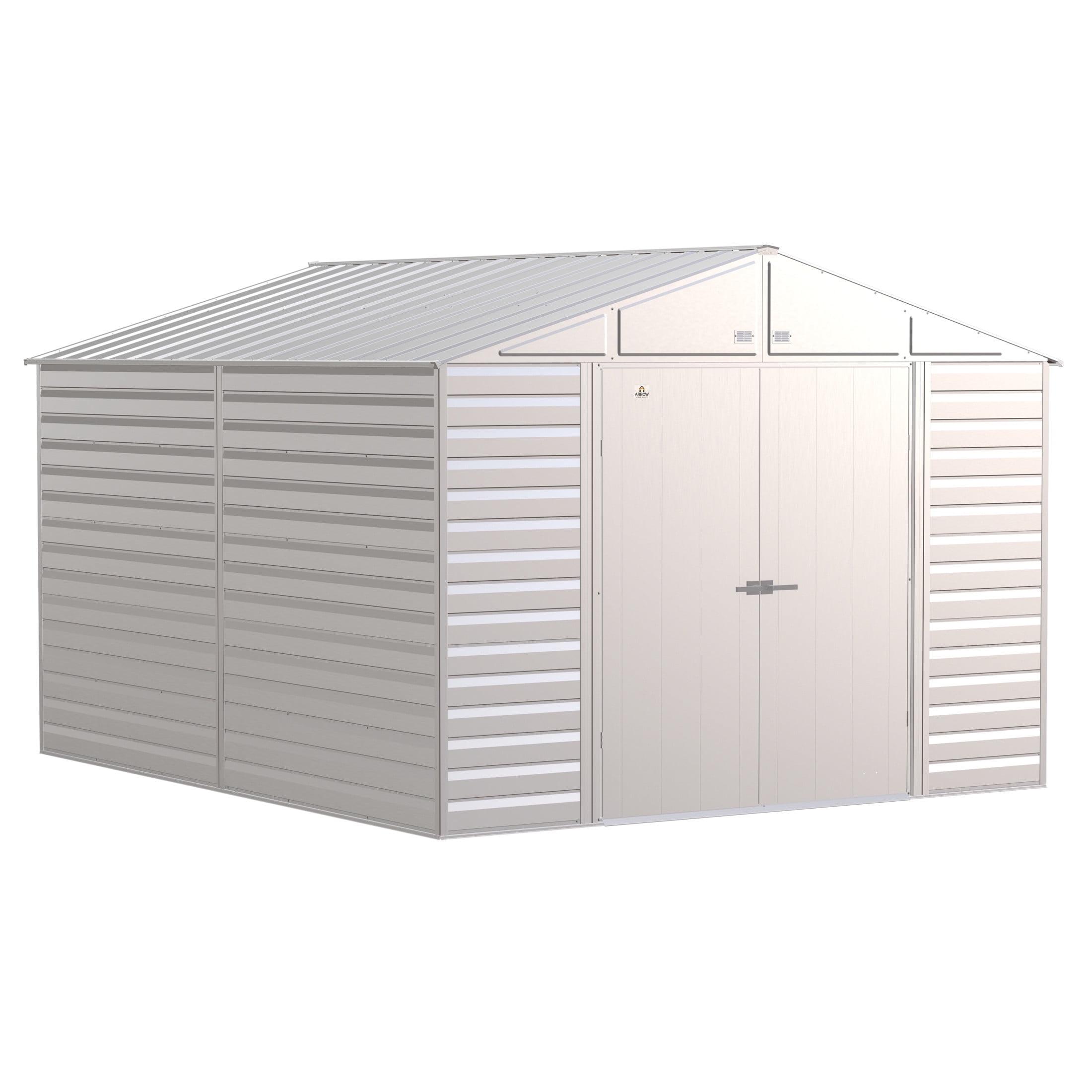 Arrow 10 ft. W x 12 ft. D Metal Storage Shed