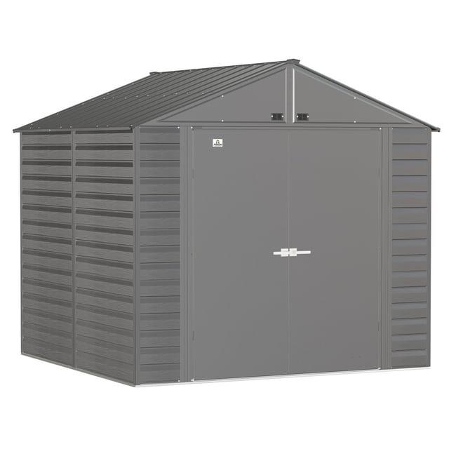 Arrow 8 ft. W x 8 ft. D Galvanized Steel Storage Shed