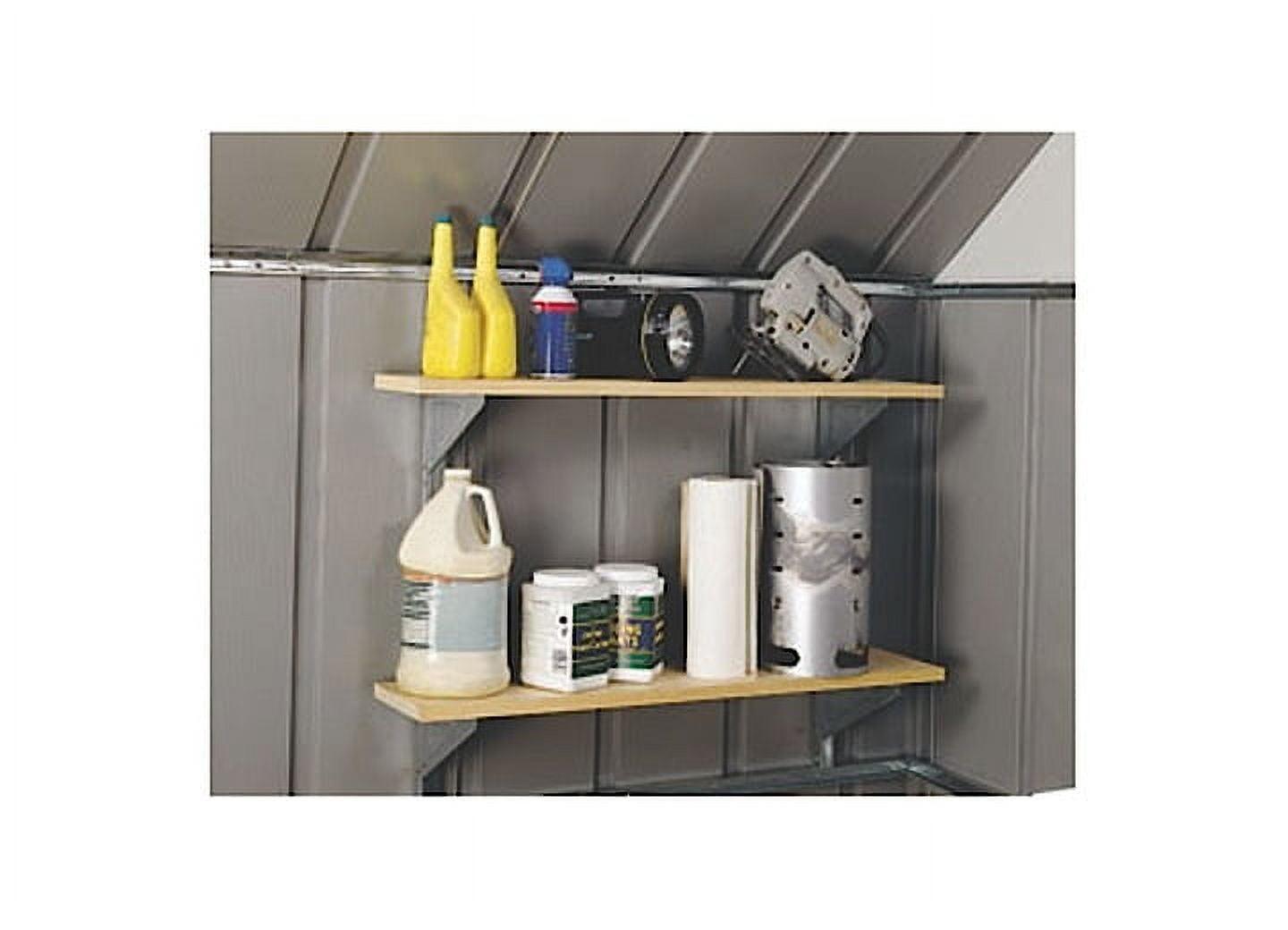 Arrow Heavy-Duty Galvanized Steel Shelf Bracket Kit, 8.41 x 35.81 in