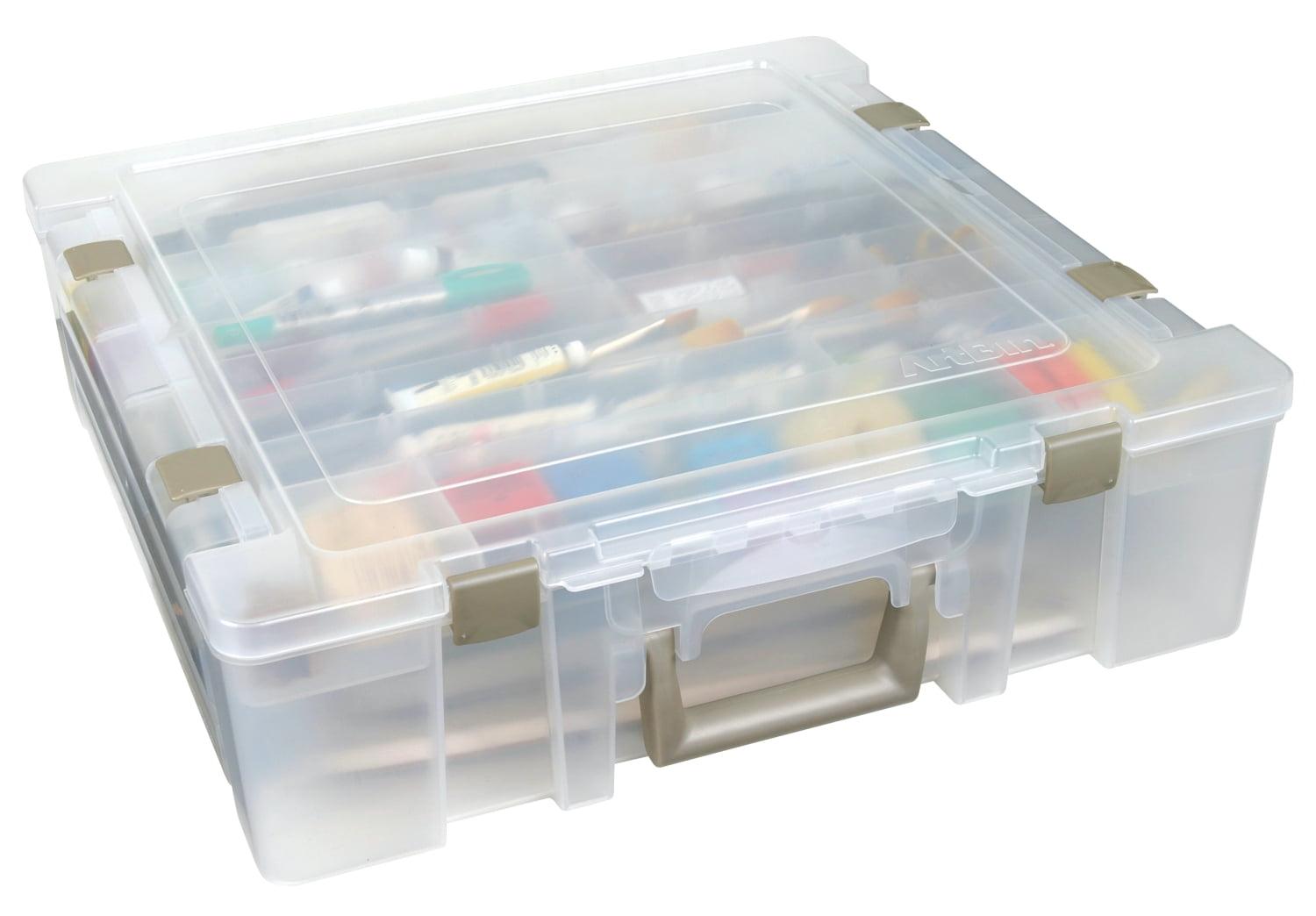 ArtBin Super Satchel Deluxe-17.25"X16.75"X5" Translucent