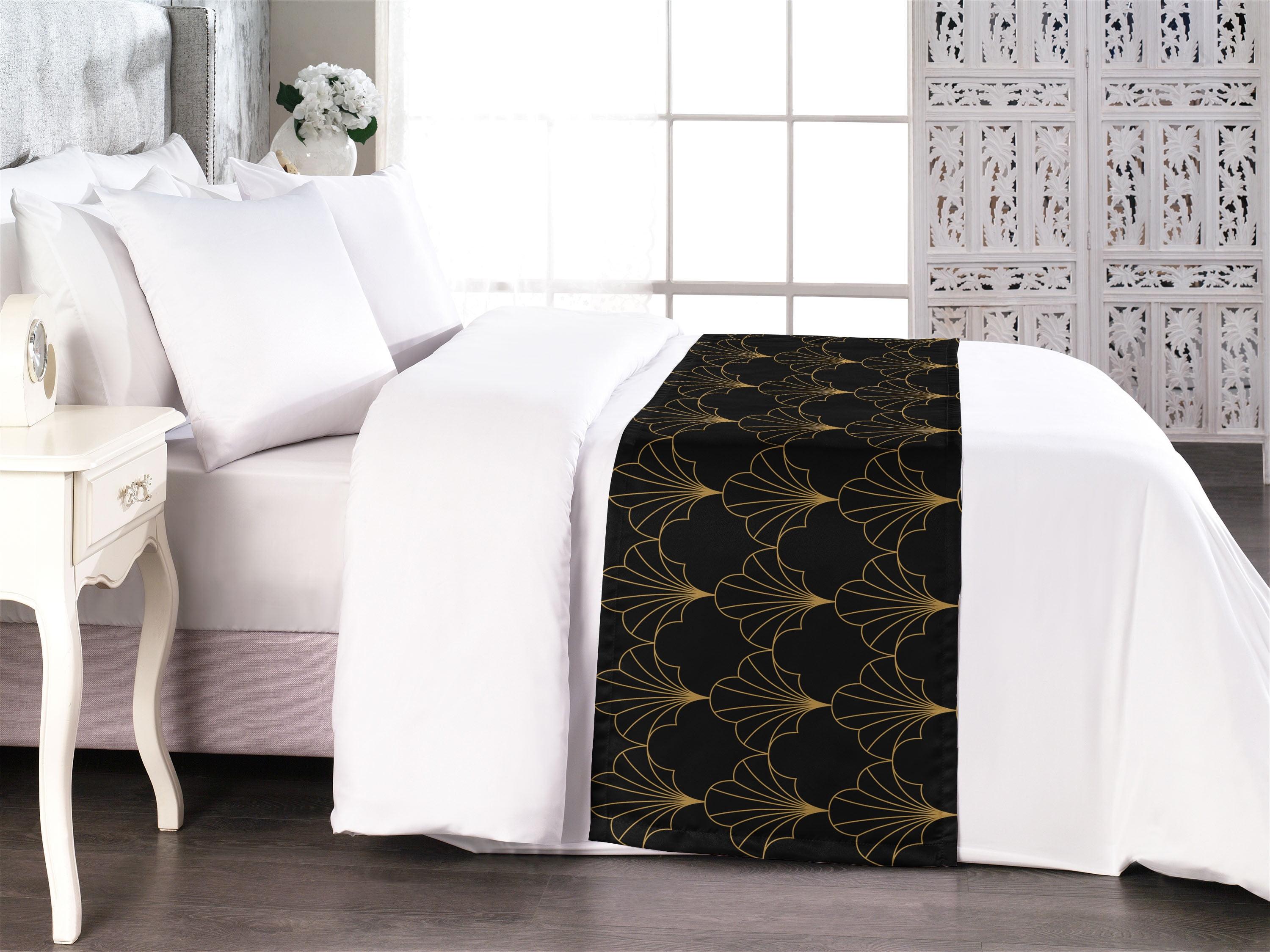 Ambesonne Satin Bed Runner