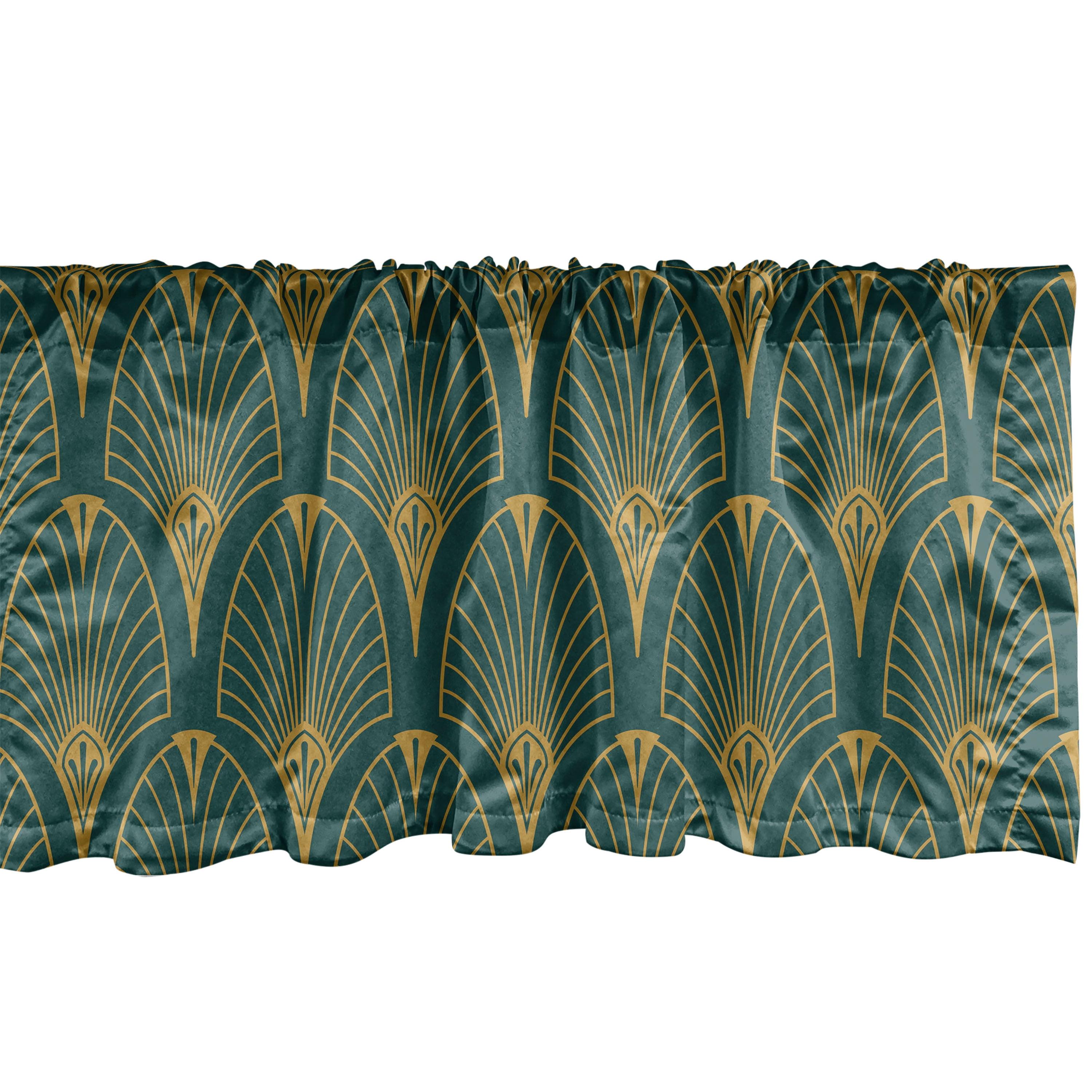 Ambesonne Geometric Tailored 54'' W Window Valance