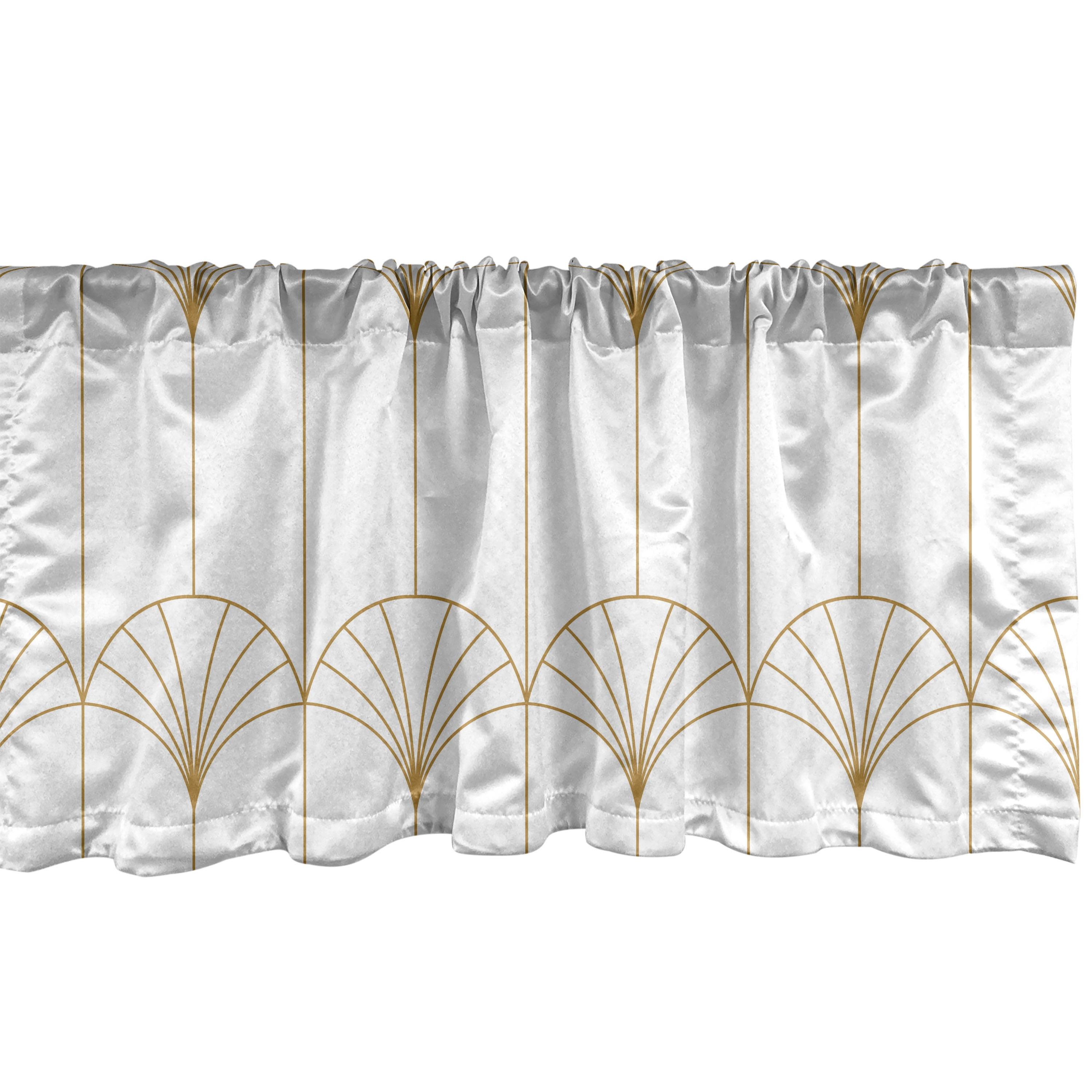 Ambesonne Geometric Tailored 54'' W Window Valance
