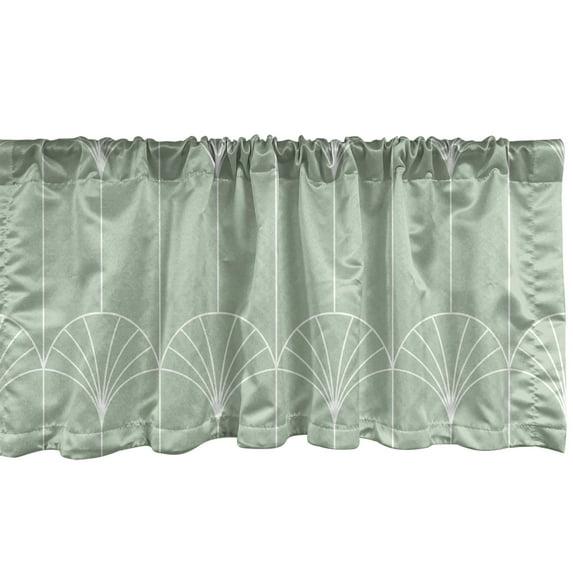 Ambesonne Geometric Tailored 54'' W Window Valance