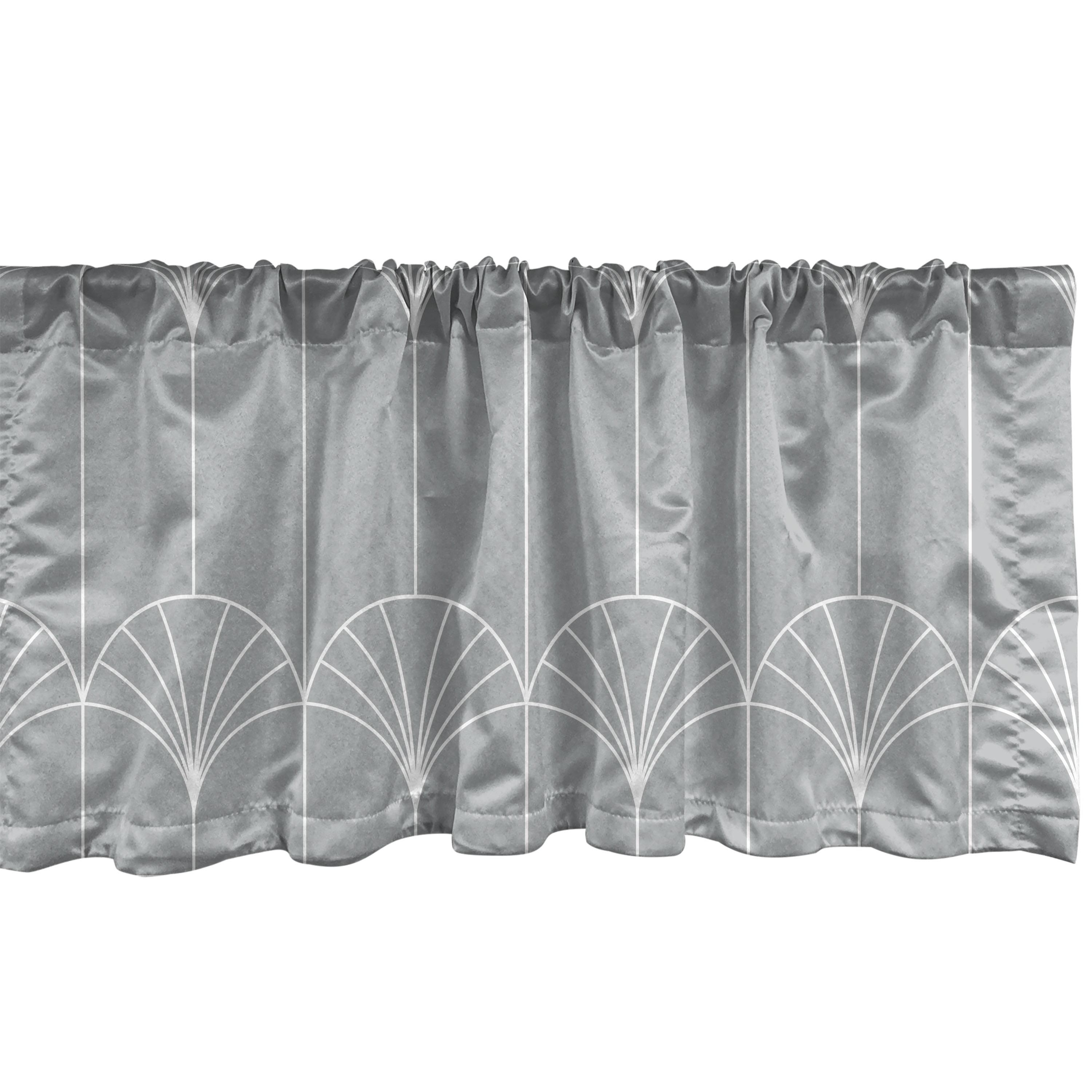 Geometric Tailored 54'' W Window Valance