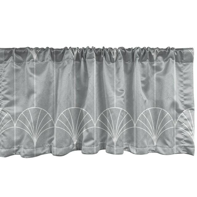 Ambesonne Geometric Tailored 54'' W Window Valance
