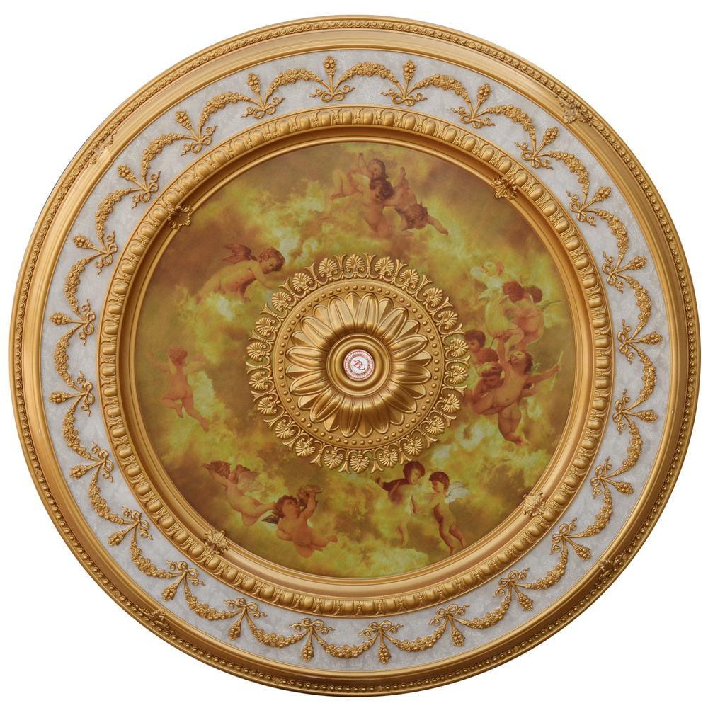 Sistine Round Chandelier Ceiling Medallion