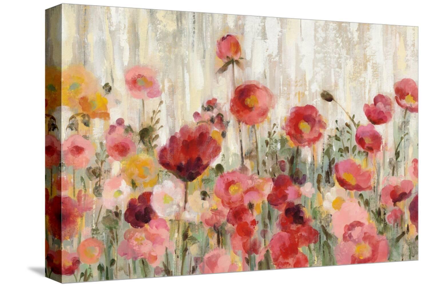 Sprinkled Flowers by Silvia Vassileva Unframed Wall Canvas - iCanvas