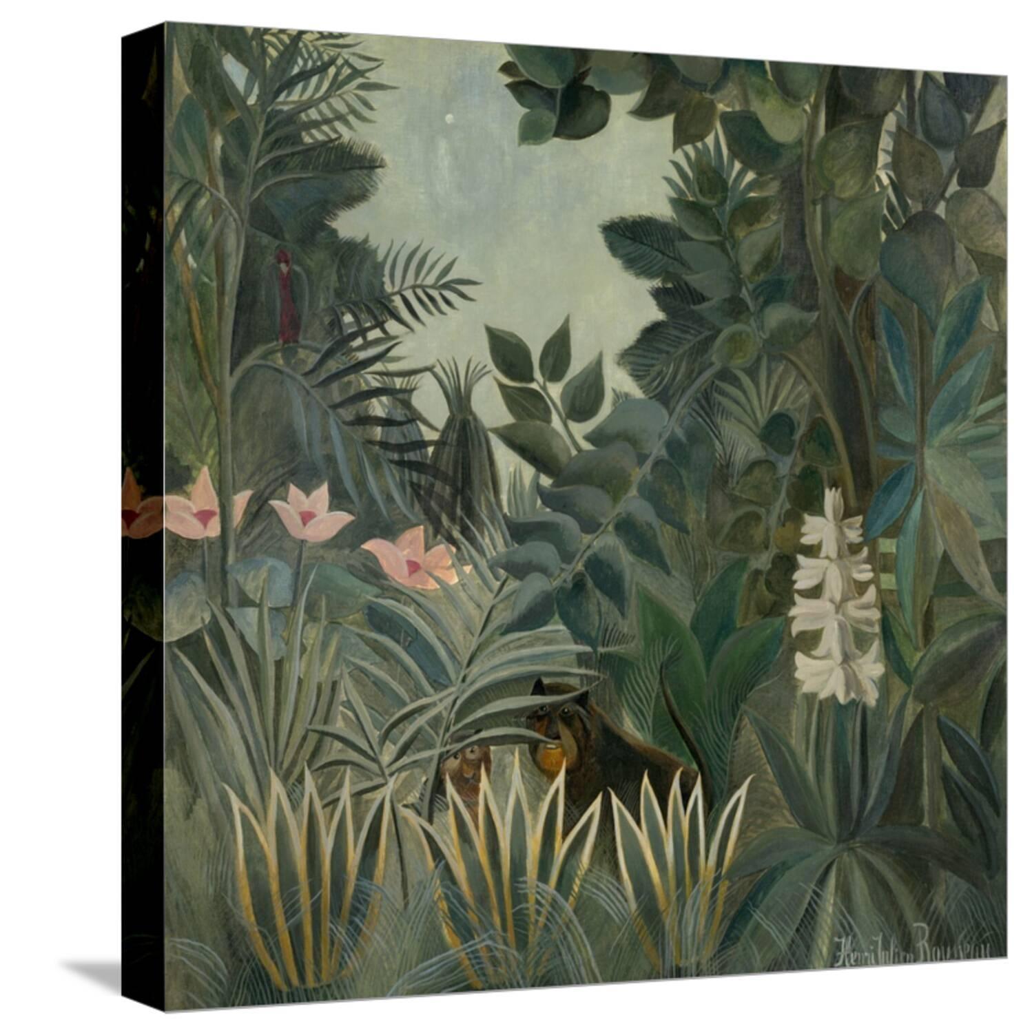 Oliver Gal Prints " The Equatorial Jungle " by Rousseau Painting Print