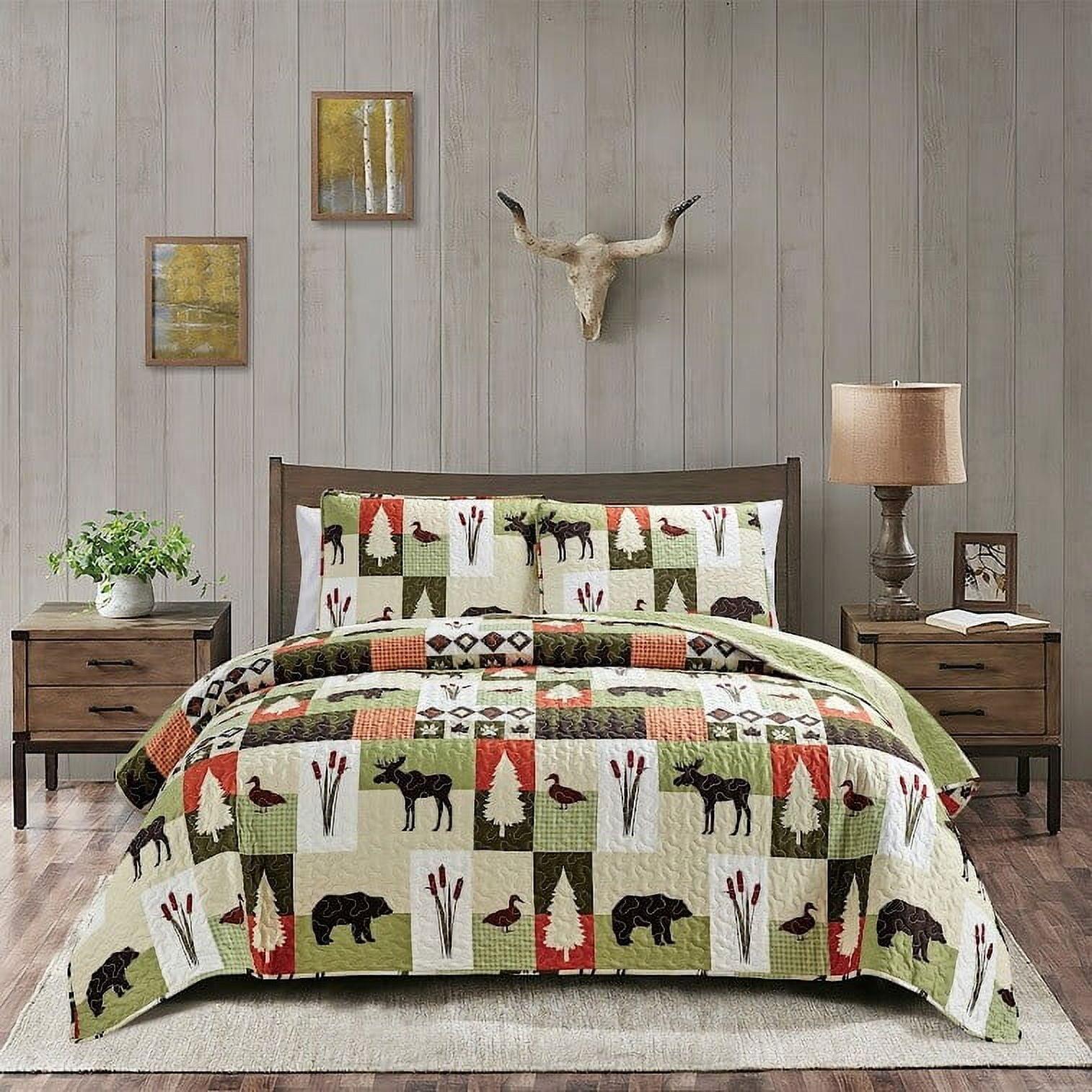 Redwood Quilts Standard Patchwork Quilt Set