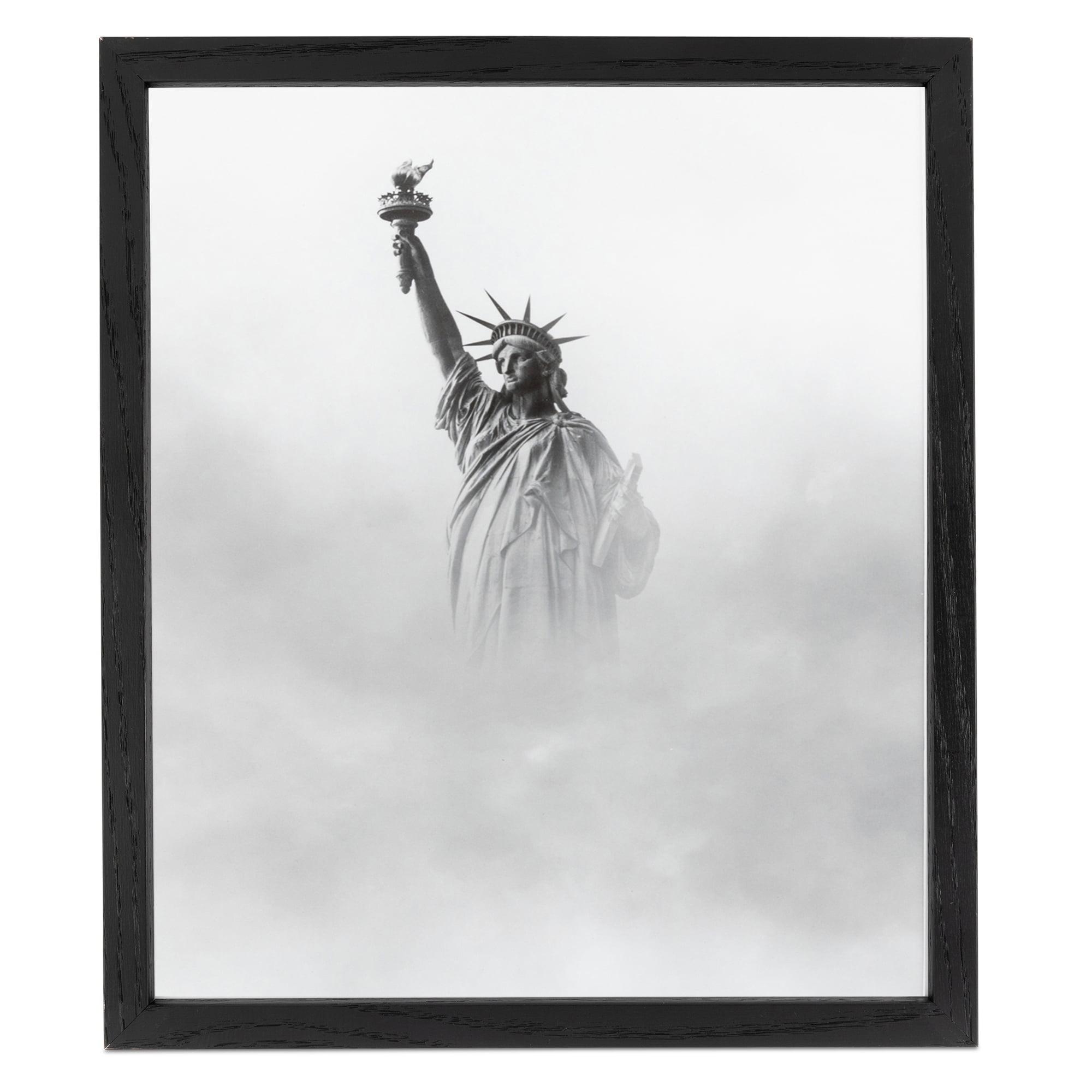 ArtToFrames 10" x 20" Black Picture Frame, 10x20 inch Black Wood Poster Frame (WOM-4386), 1 Pack