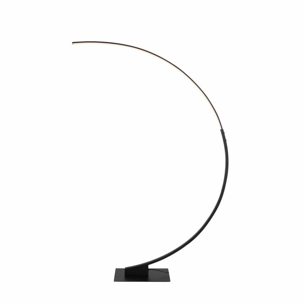 Matte Black Adjustable Arc LED Floor Lamp