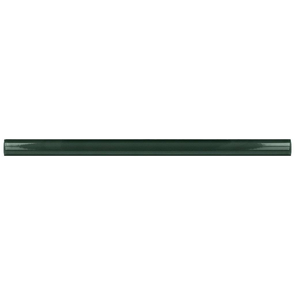 Arte 0.47 in. x 7.87 in. Glossy Green Ceramic Pencil Tile Trims (0.3 sq. ft./case) (10-pack)