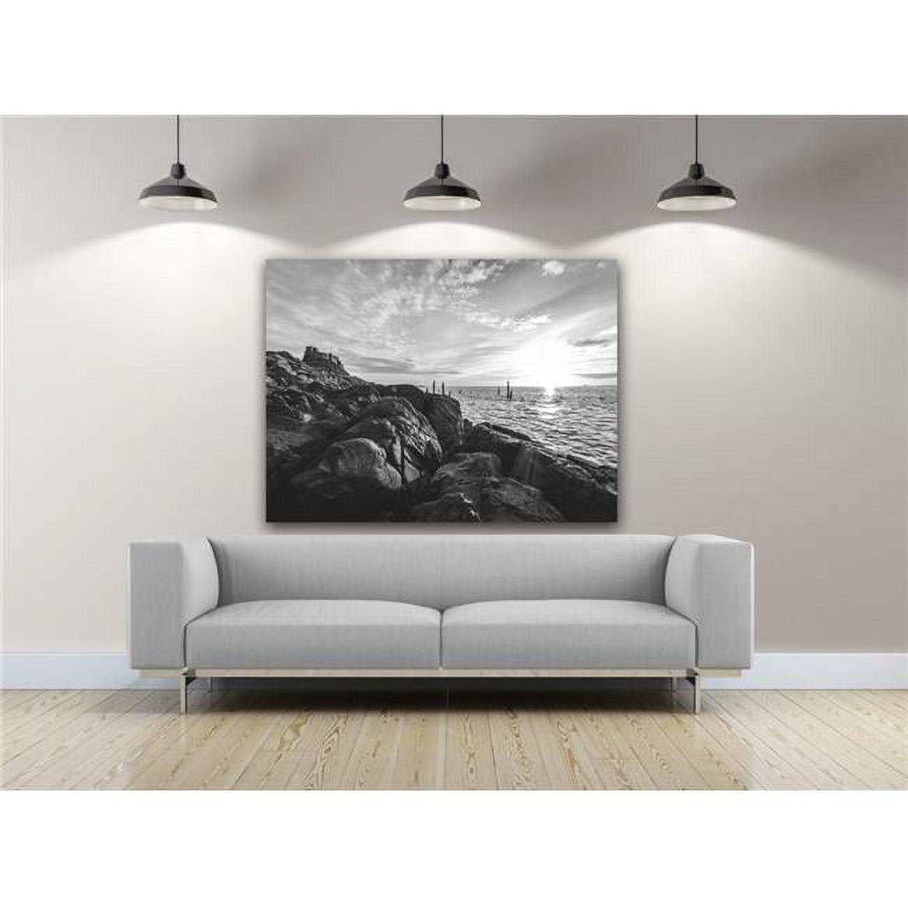 Artful Printers C-16202028 On The Rocks Photography Canvas Art, 16 x 20 in.
