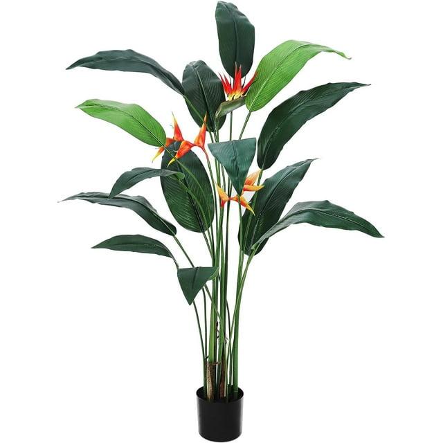 Artificial Bird of Paradise Plant 6FT(72in) Fake Palm Tree