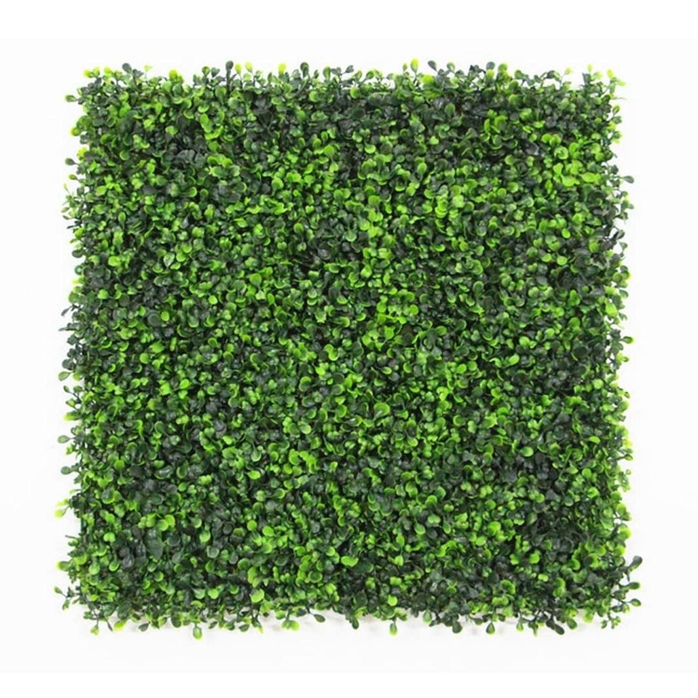 20'' Green Artificial Boxwood Hedge Panels with Zip Ties