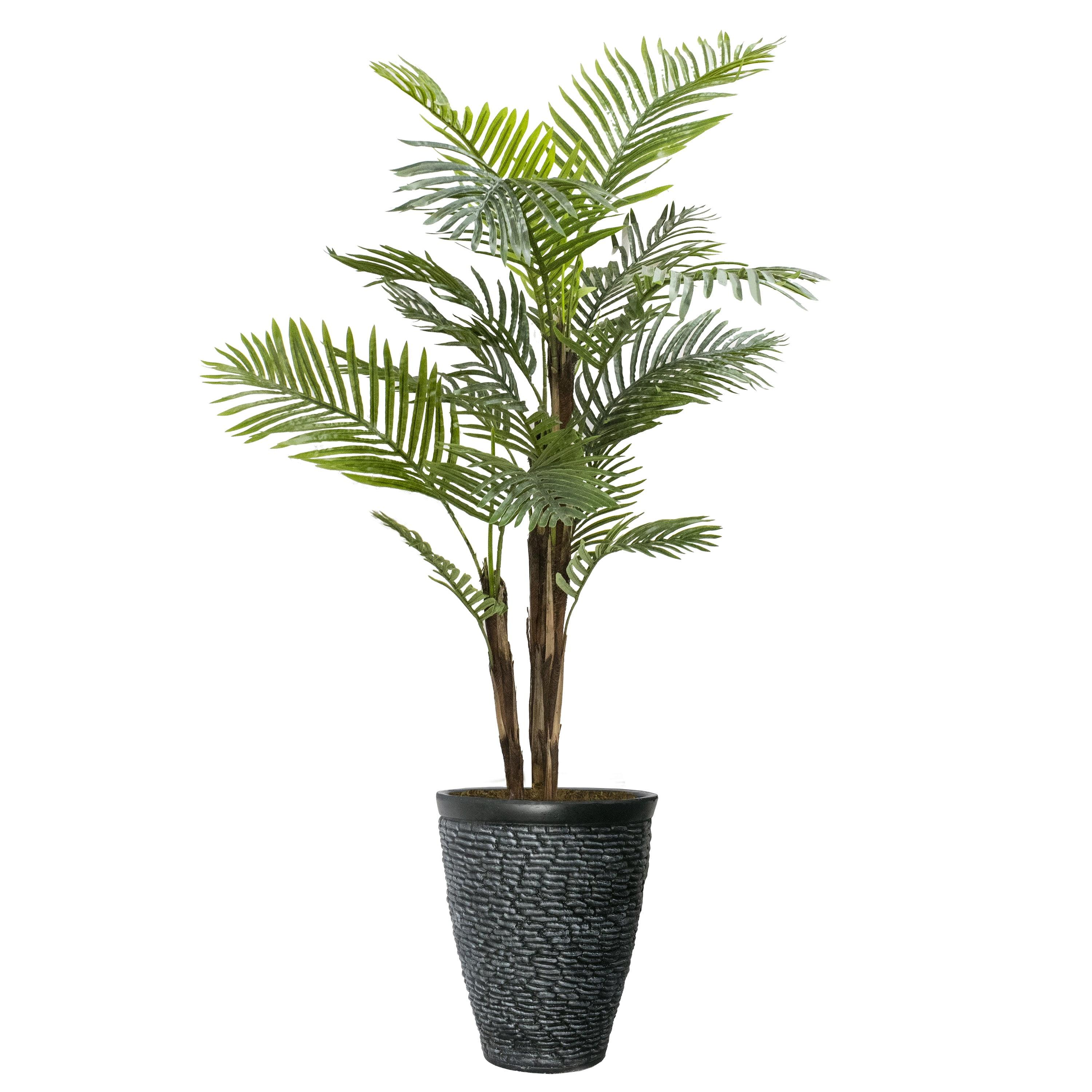 Panama 91'' Faux Fern Tree in Fiberstone Planter