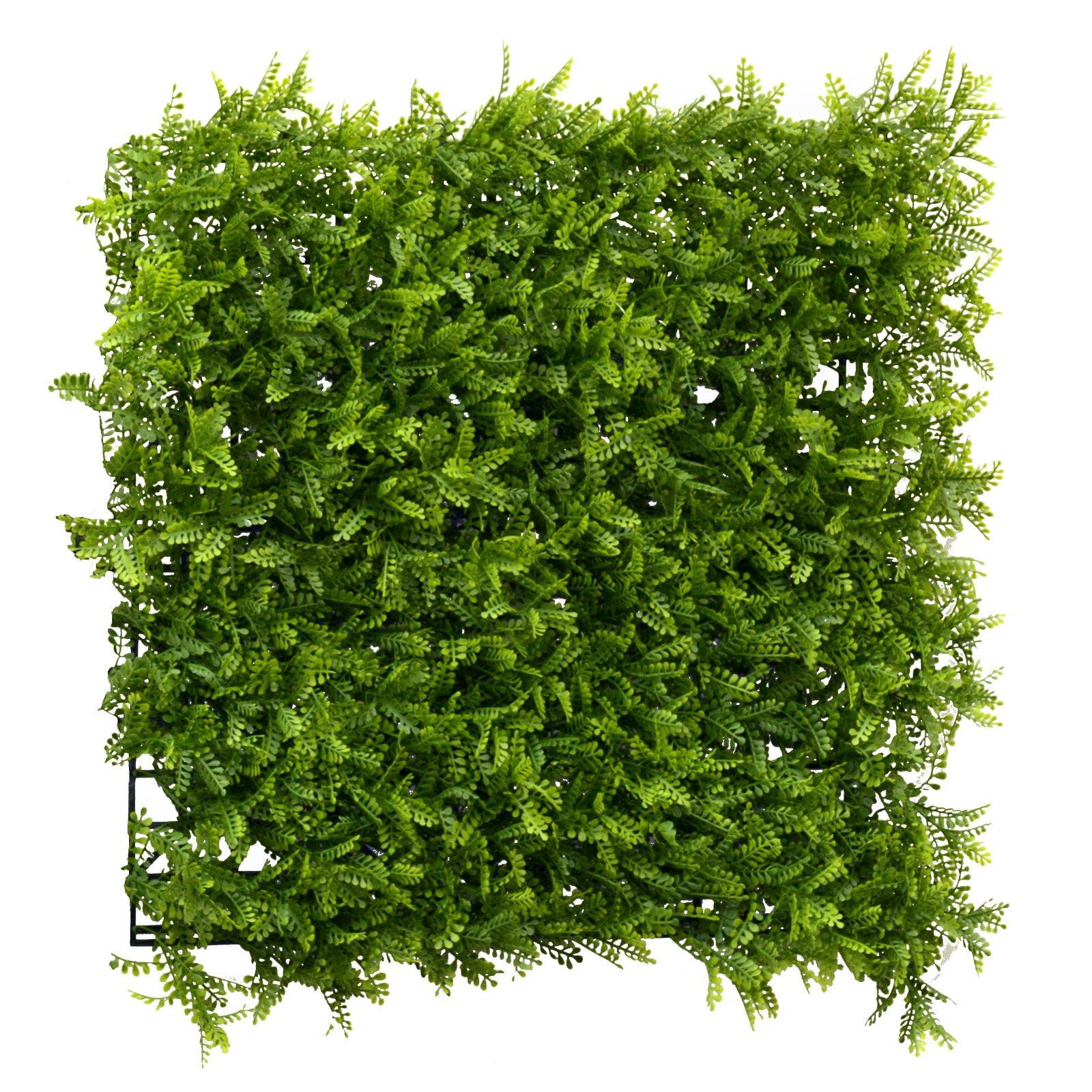 GreenSmart Dekor Artificial Leaf Fern Decorative Fence Panel (Set of 4)