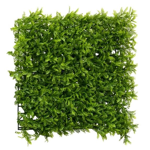 GreenSmart Dekor Artificial Leaf Fern Decorative Fence Panel (Set of 4)