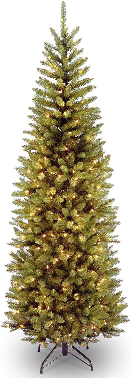 The Holiday Aisle® Kingswood Fir Pencil Tree with Clear Lights