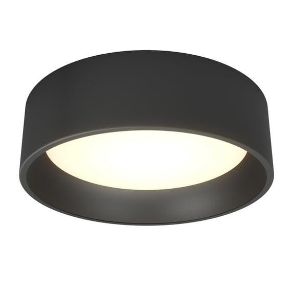 Artika Alton Ceiling Light 1 Light Integrated LED CCT Flush Mount Black