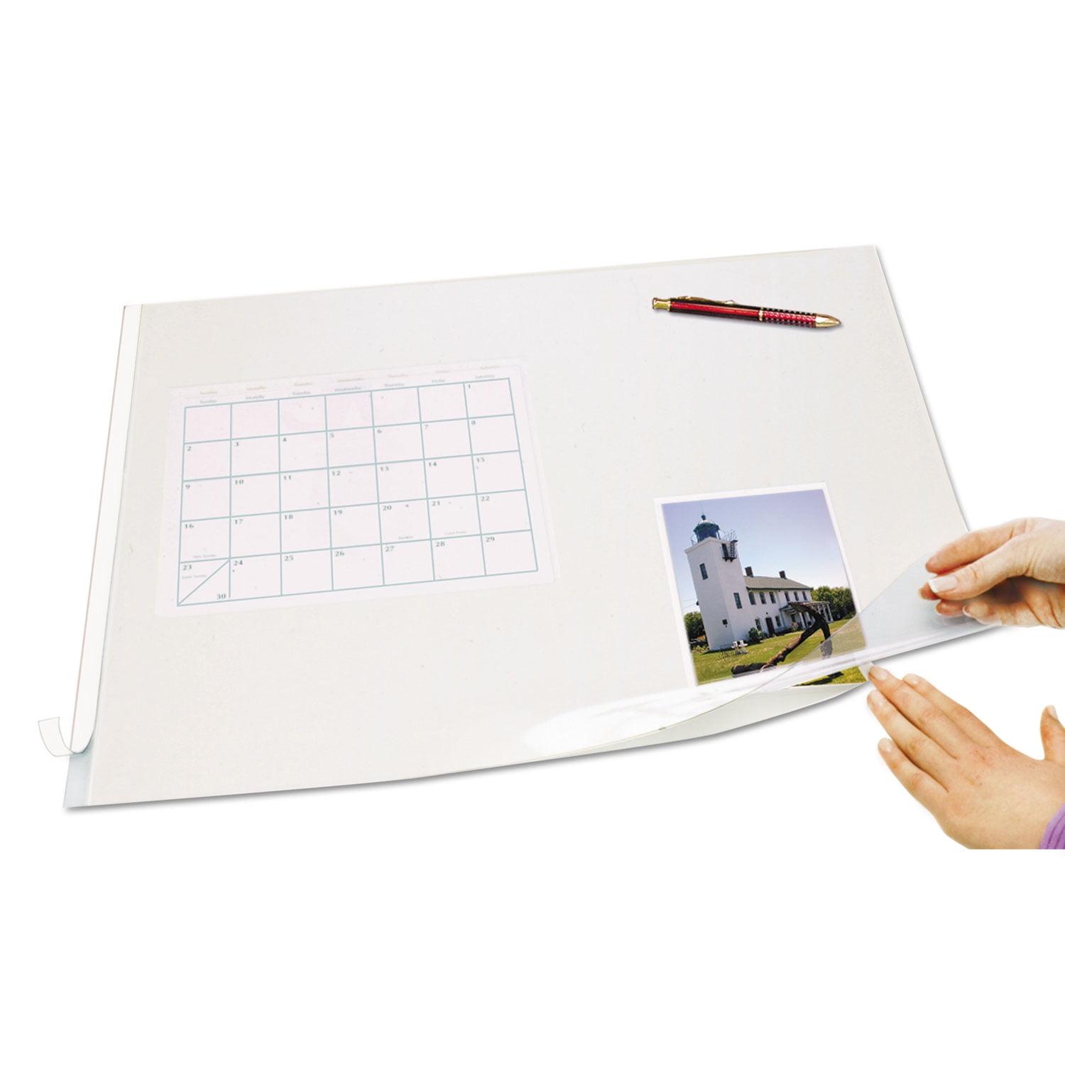 Artistic Products LLC Artistic Products Second Sight Clear Plastic Hinge Plastic Desk Pad