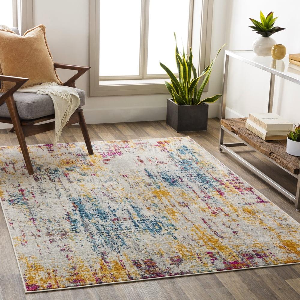 Livabliss Floransa Modern Abstract Area Rug,7'10" x 10',Multi