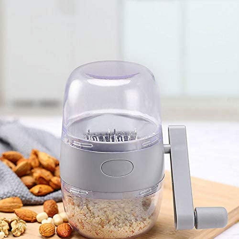 Gray ABS and Stainless Steel Manual Nut Chopper