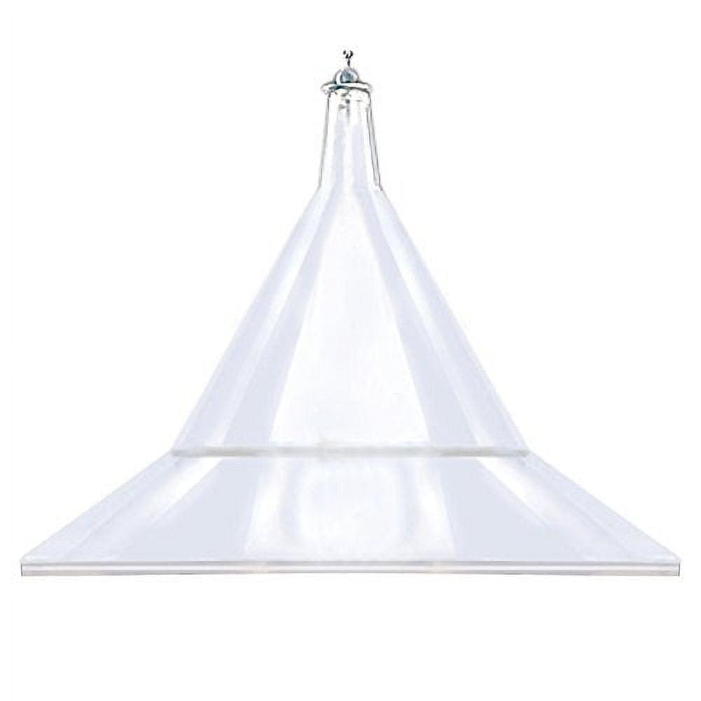 Clear Polycarbonate Hanging Squirrel Guard Baffle, 18"